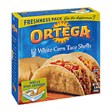 Ortega Taco Shells White Corn 12 Ct Left Picture